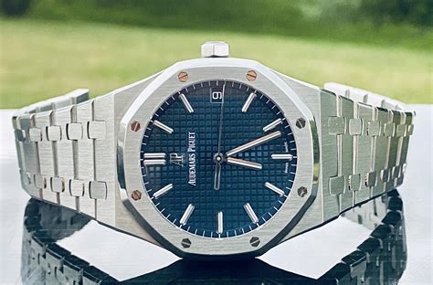 audemars piguet royal oak 15500 blue dial|audemars piguet royal oak movement.